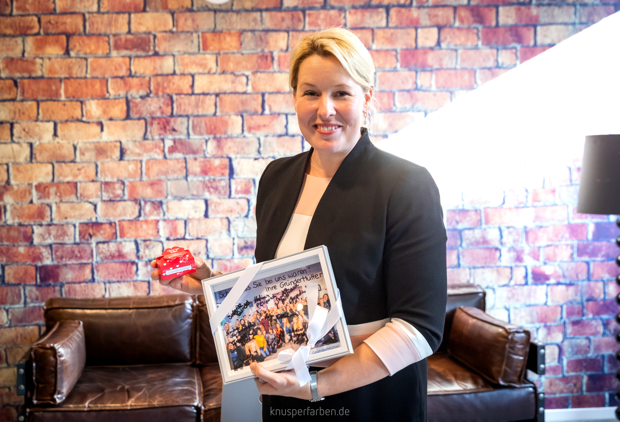 Du betrachtest gerade Bundesfamilienministerin Franziska Giffey besucht GründerMütter