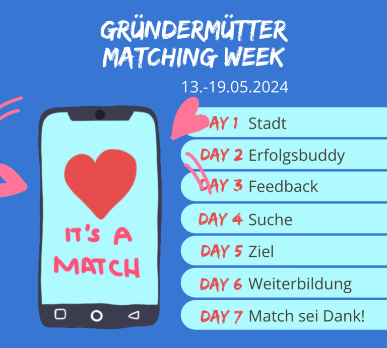 GründerMütter Matching Week